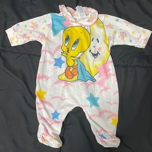 Tweety Bird Onesie, Gerber, Size Small, Excellent Condition!